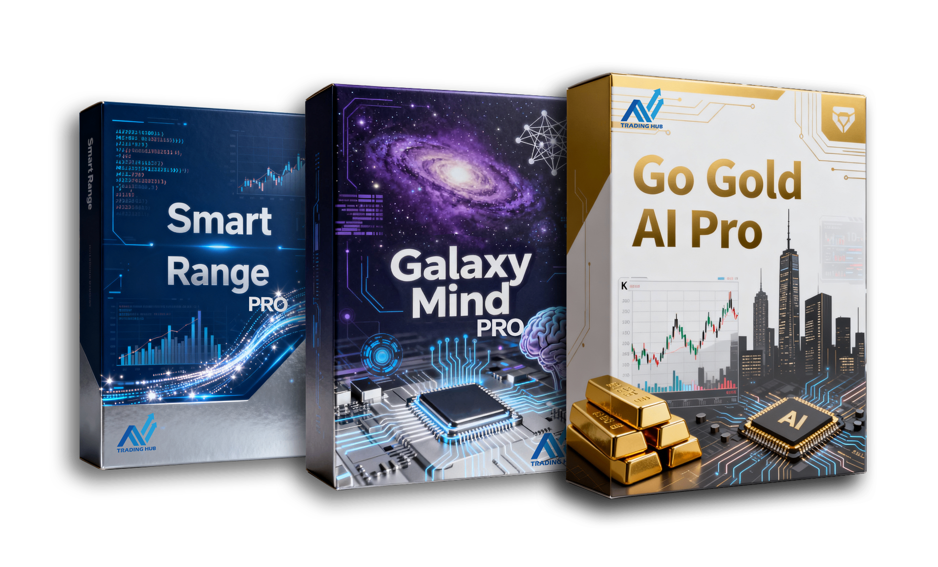 Smart Range Pro, Galaxy Mind Pro, Go Gold AI Pro